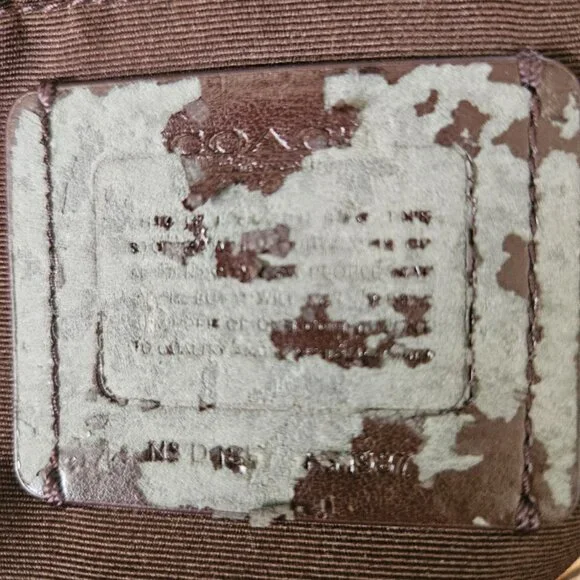 COACH LEXY LEATHER SHOULDER Bag Color Beechwood /black/light - Picture 8 of 8